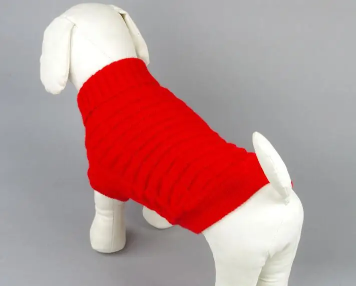 Маленький свитер для собаки милый свитер для собаки жилет Одежда для питомцев различные цвета свитера для собаки 6 размер и 2 цветные материалы для щенка