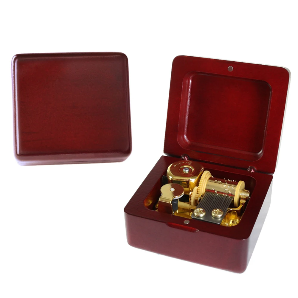 

Sinzyo Handmade Wooden Wedding March Music Box Wood Carved Mechanism Musical Box Gift For Christmas Valentine's day, Birthday