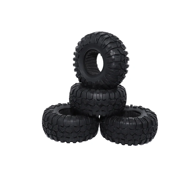 

4PCS Rubber 2.2 Inch RC Crawler Tires/tyres for 1/8 RC Rock Crawler Axial SCX10 90018 90048 90045 90031 RR10 RC CAR TIRE