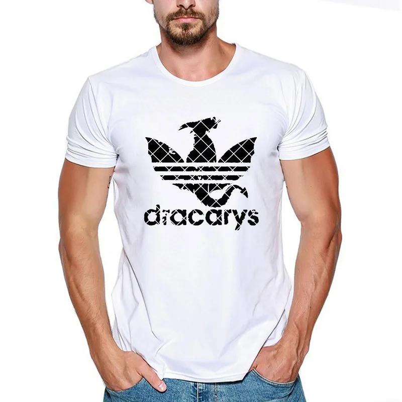 

SLOUPPG 2019 Game of thrones Printing tshirt men Top Fashion Short-sleeved Men's Round neck Tops Casual cotton t shirt