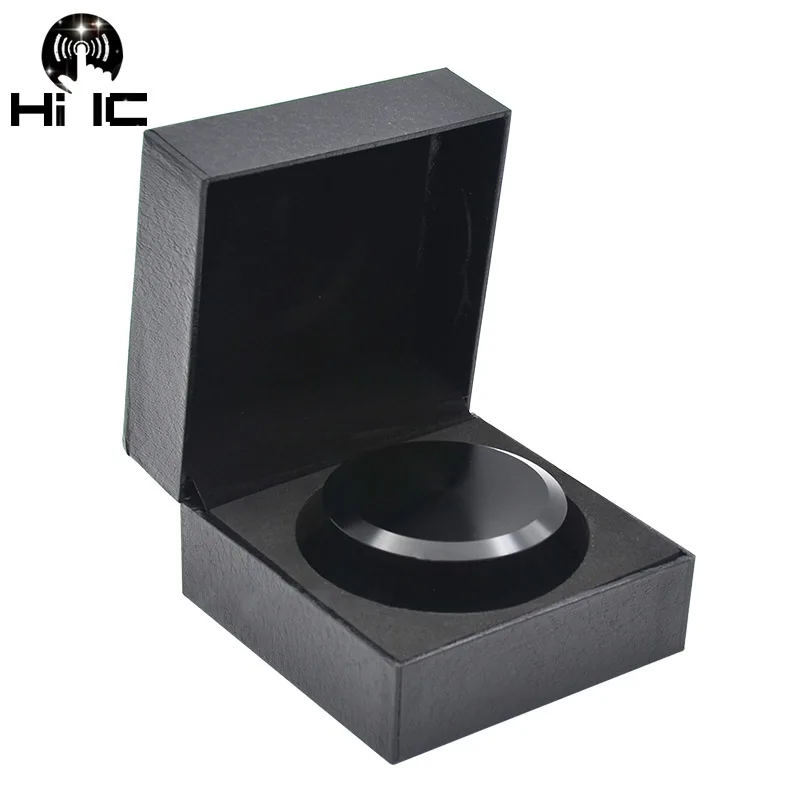 

LP Vinyl Turntables Metal Disc Stabilizer Record Weight/Clamp Vinyl Record Turntable Vibration Balanced Matte black aluminum