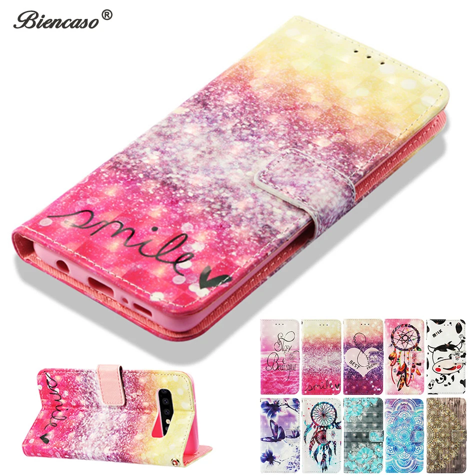Чехол-книжка из искусственной кожи для Samsung Galaxy S10 S10e S9 S8 Plus S7 S6 Edge S5 J3 J510 A310 A510 A320 A520