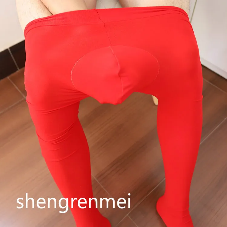 stocking sock Shengrenmei 2019 HOT 7 Color Sexy Sissy Pantyhose Men Exotic Apparel Velvet Stockings with Close Crotch Sheath Lingerie Tights cotton boxers for men Exotic Apparel