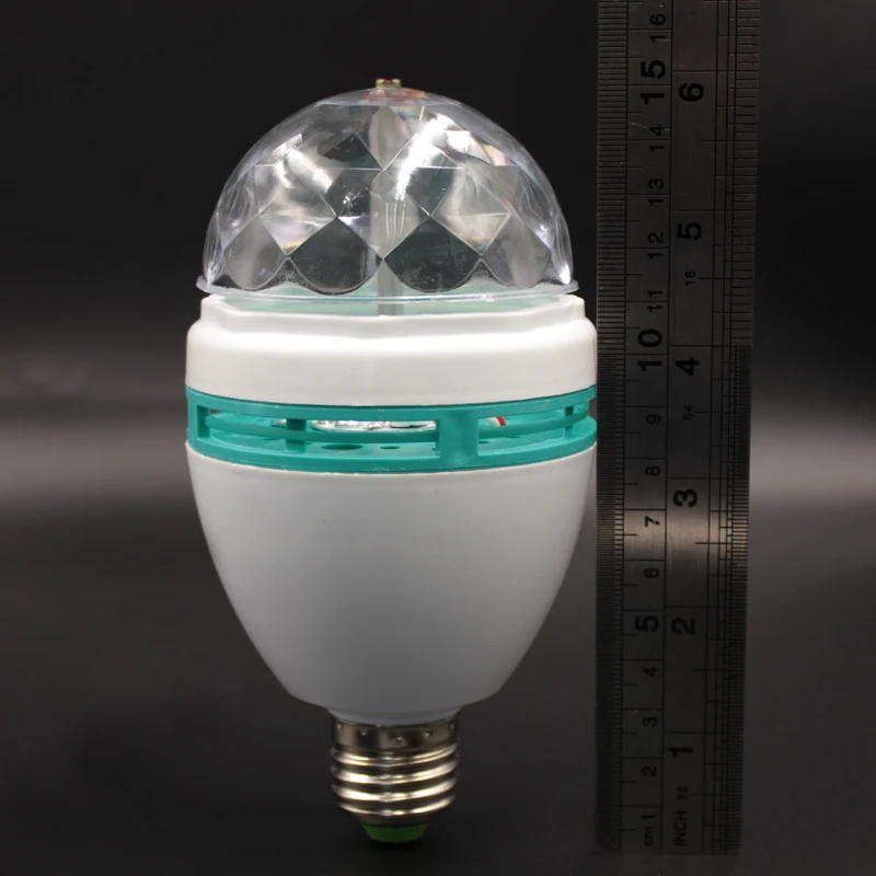 Lâmpadas Led e Tubos rgb lâmpada Light Rgb dj Watt : 3w Rgb Bulb Lamp