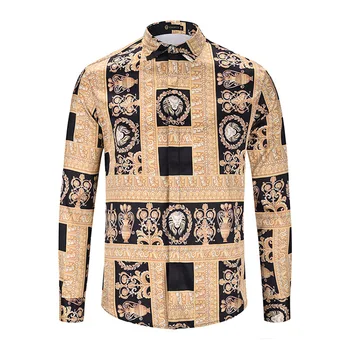 

XIMIWUA 2019 New Arrival Mens Shirts Casual Slim Fit Long Sleeve Shirt Fashion Plaid Shirts Turn-down Collar Camisa Masculina