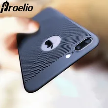 Proelio Heat Dissipation Phone Cases For iphone 7 8 6 6s plus Case Hard Back PC Full Protect Cover for iPhone 5 5S SE Case Shell