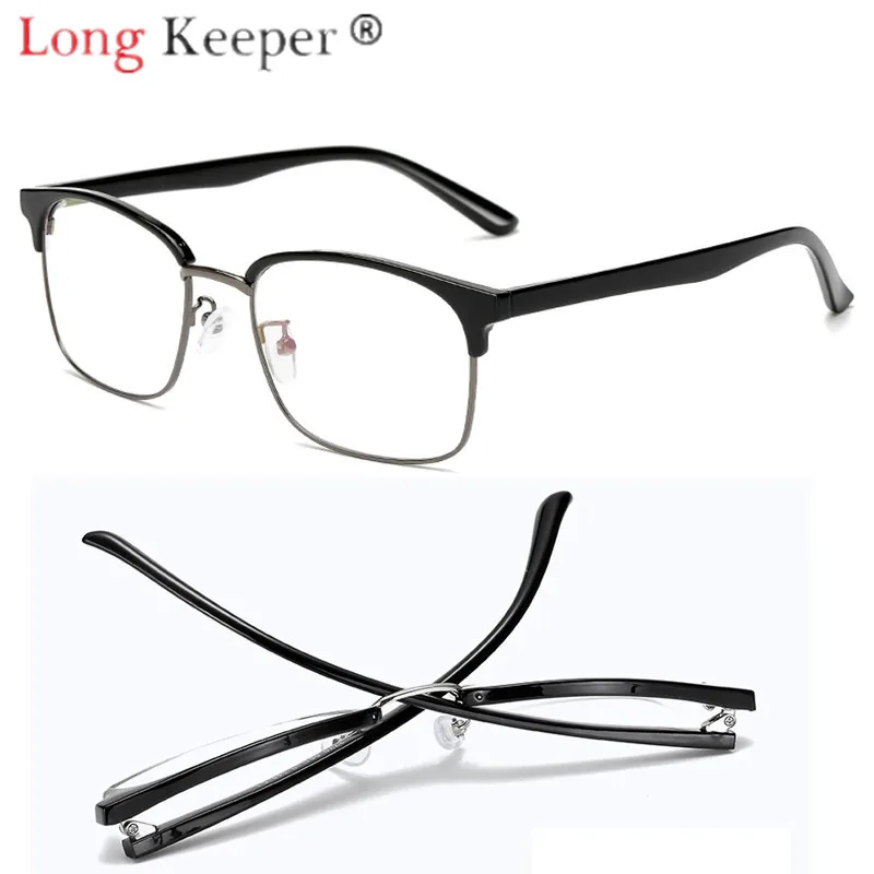 Long Keeper Eyewear Frames Eyeglasses TR90 Light Pliable Square Women