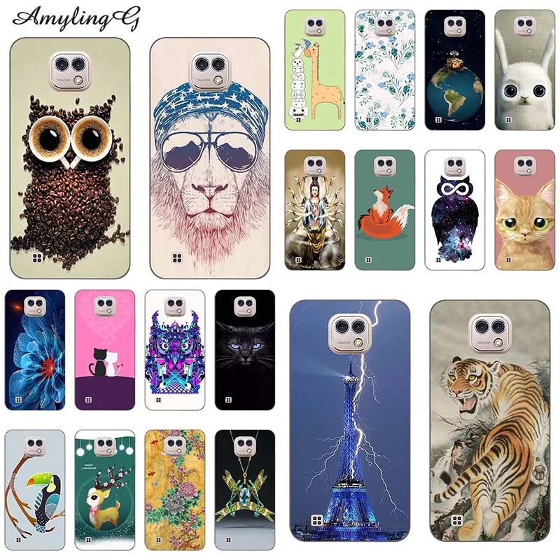 

For LG X Cam Case Soft TPU Luck Cat Pattern Shell For LG K580 K580DS Cover For LG X Cam K580 K580DS 5.2 inch Phone Cases Cartoon
