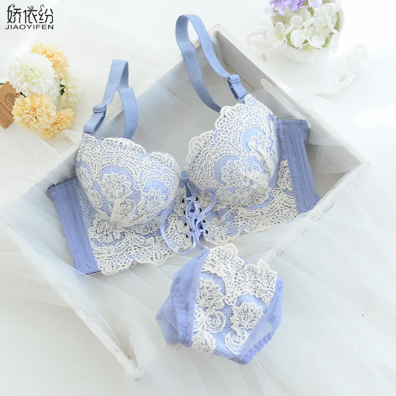Jeunespop34 安い Jyfブランド熱い販売セクシーなレースの女性ストラップブラジャー下着セ ット細かい刺繍エレガントなブラジャー収集プッシュアップブラジャーセット日 本 通販 価格