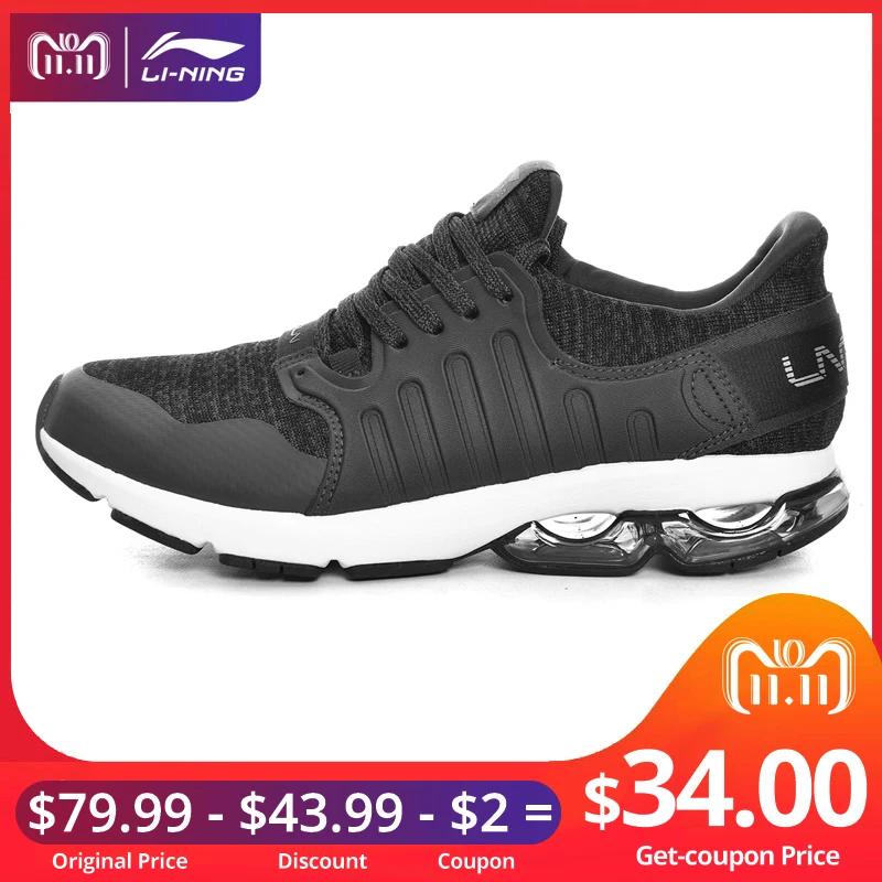 

(11.11 Clearance)Li-Ning Men BUBBLE ARC Cushion Running Shoes Wearable LiNing Sport Shoes Sneakers ARHM091 XYP592