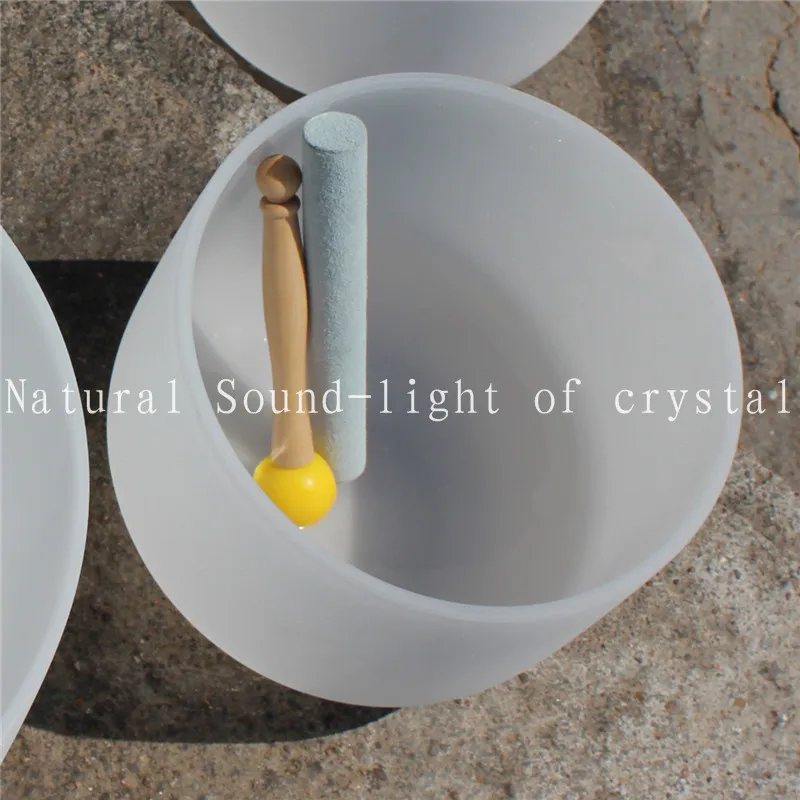 11 дюймов Note C корень чакры матового кварца кристалла Поющая чаша|bowl singing|bowl crystalbowl