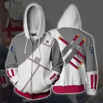 

anime NARUTO Costumes NARUTO Uzumaki Naruto Hoodies Jackets Cosplay NARUTO Hatake Kakashi 3D Printed zipper Hoodie Sweatshirts