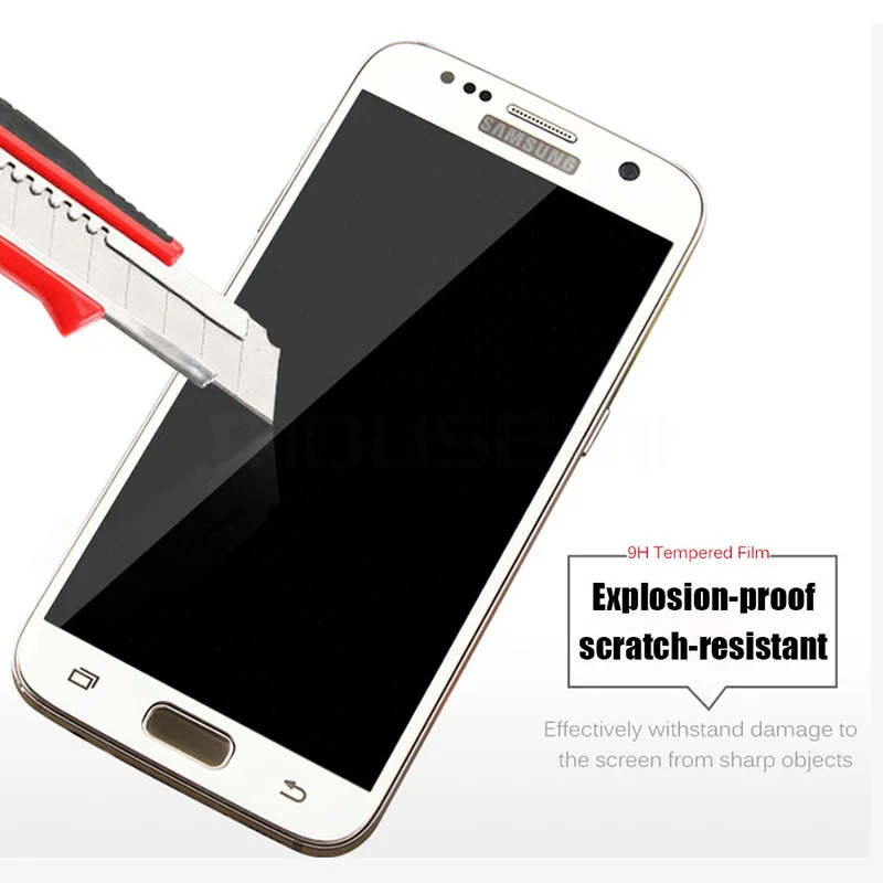Mousmi Защитное стекло для Samsung Galaxy S7 S6 закаленное на экран протектор 6 Note 4 5