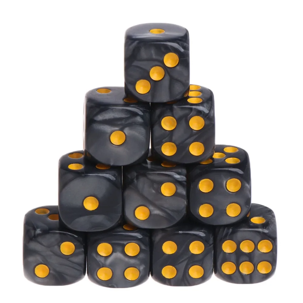 

10pcs/Set Acrylic Polyhedral Dice For TRPG Board Game Dungeons And Dragons