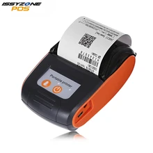 ISSYZONEPOS bluetooth-принтер для Android Мобильный беспроводной мини штрих-код 58 мм Термальный чековый POS принтер iOS Телефон Бесплатные SDK программы