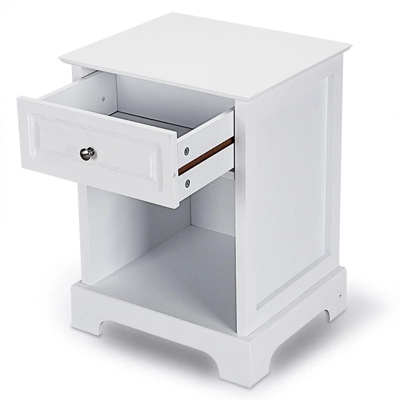Accent Table Bedside Storage Nightstand Bedroom Furniture