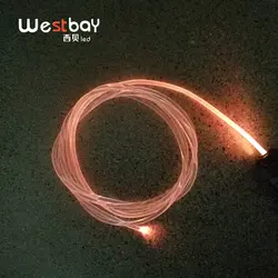 Westbay DC12V 3 Вт RGB Оптическое волокно свет комплект 1 м/2 м/3 м/4 м/5 м/6 м сторона свечение оптоволоконный для украшения автомобиля