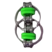 Новейшие Брелок Ручной Непоседа Spinner Декомпрессии Игрушки Из Нержавеющей Стали Велосипед Цепи Пряжки Брелок Палец Гироскопа 6 Цветов спинер