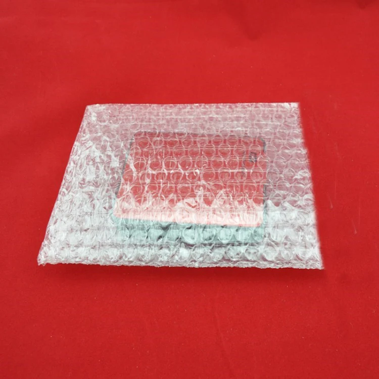 0,08 мм Новый Plaseic Толстая обмотка Сумка-конверт PE ясно пузырчатая упаковочная пленка противоударный пакет двойной пленки Слои Пузырь