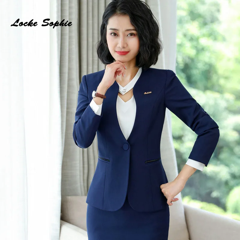 1pcs Women Plus size Blazers coats 2019 Spring Fashion cotton blend V-neck Suits jackets ladies Skinny office Blazers Suits coat