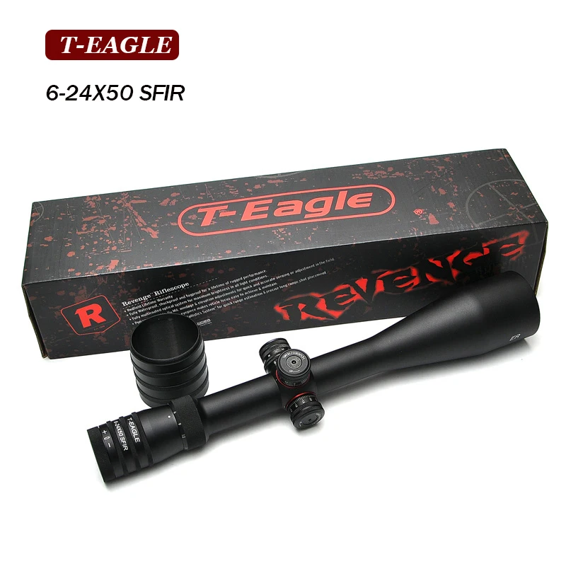 

Hunting Riflescope 6-24x50 SF Tactical Optics Rifle Scope With Built-in Level Spirit Scope Mount Hunting Scopes for Airsoft