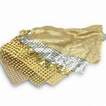 

fashionable aluminium sequin mesh fabric