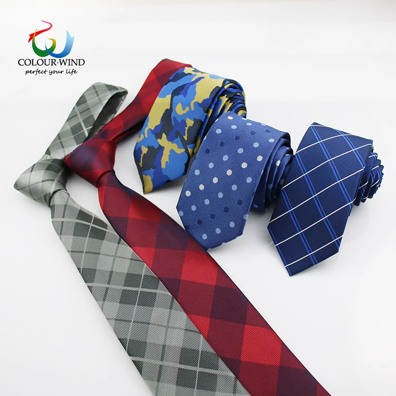 Галстук из полиэстера ручной работы для мужчин, деловой Повседневный клетчатый галстук в горошек, 6 см, Corbatas, Камуфляжный цвет, мужские аксессуары