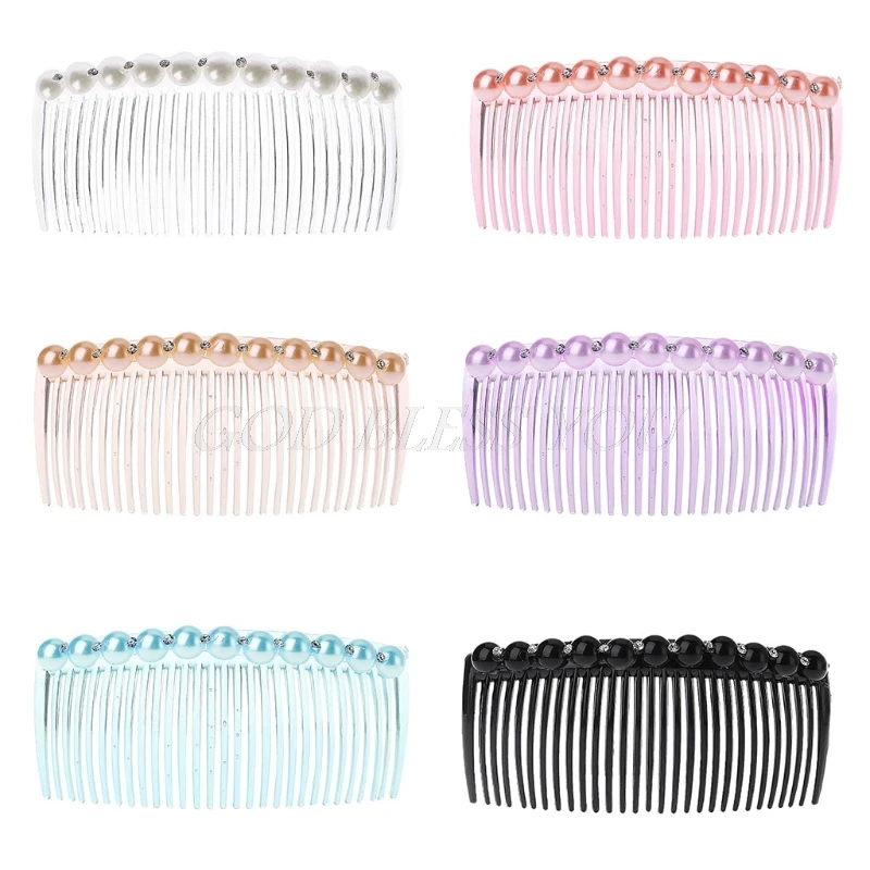 

Women Lady Plastic 29 Teeth Fancy DIY Hair Comb Clip Slide Hairpin Accessories