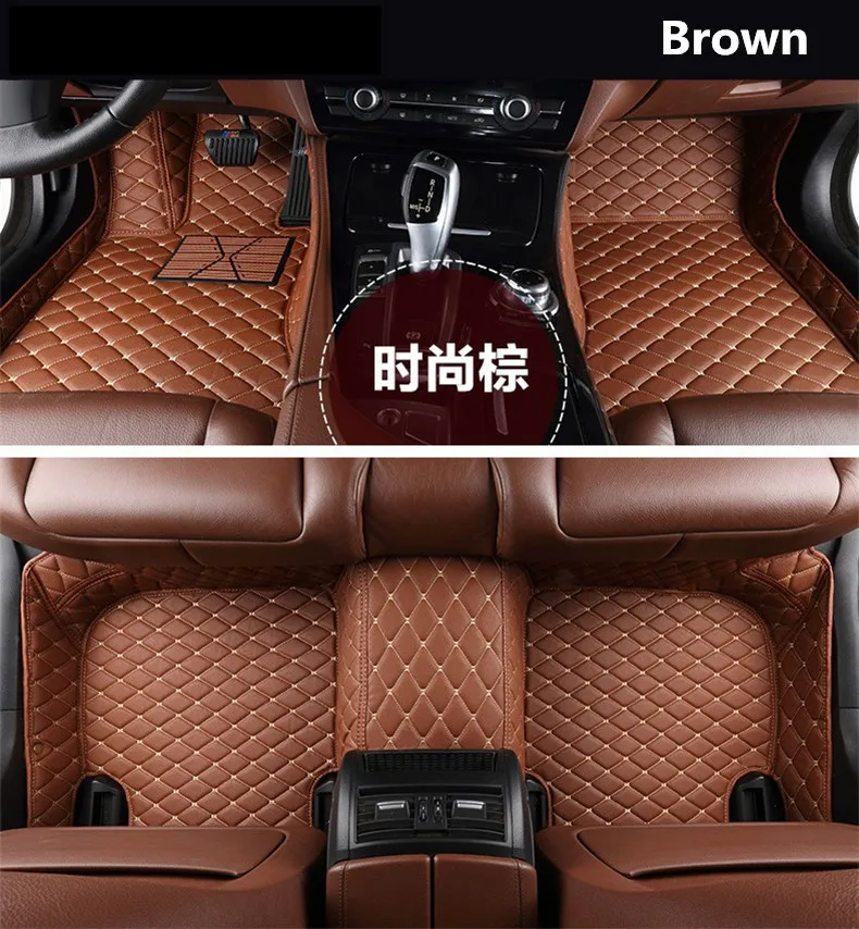 

Auto Floor Mats For Peugeot 308 2012.2013.2014.2015 Foot Carpets Step Mat High Quality Embroidery Leather