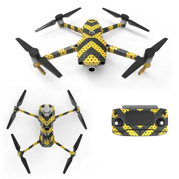 

RCGEEK 3D Waterproof Fuselage Battery Remote Control Sticker Decals Set for DJI MAVIC 2 Pro / Zoom - MC01