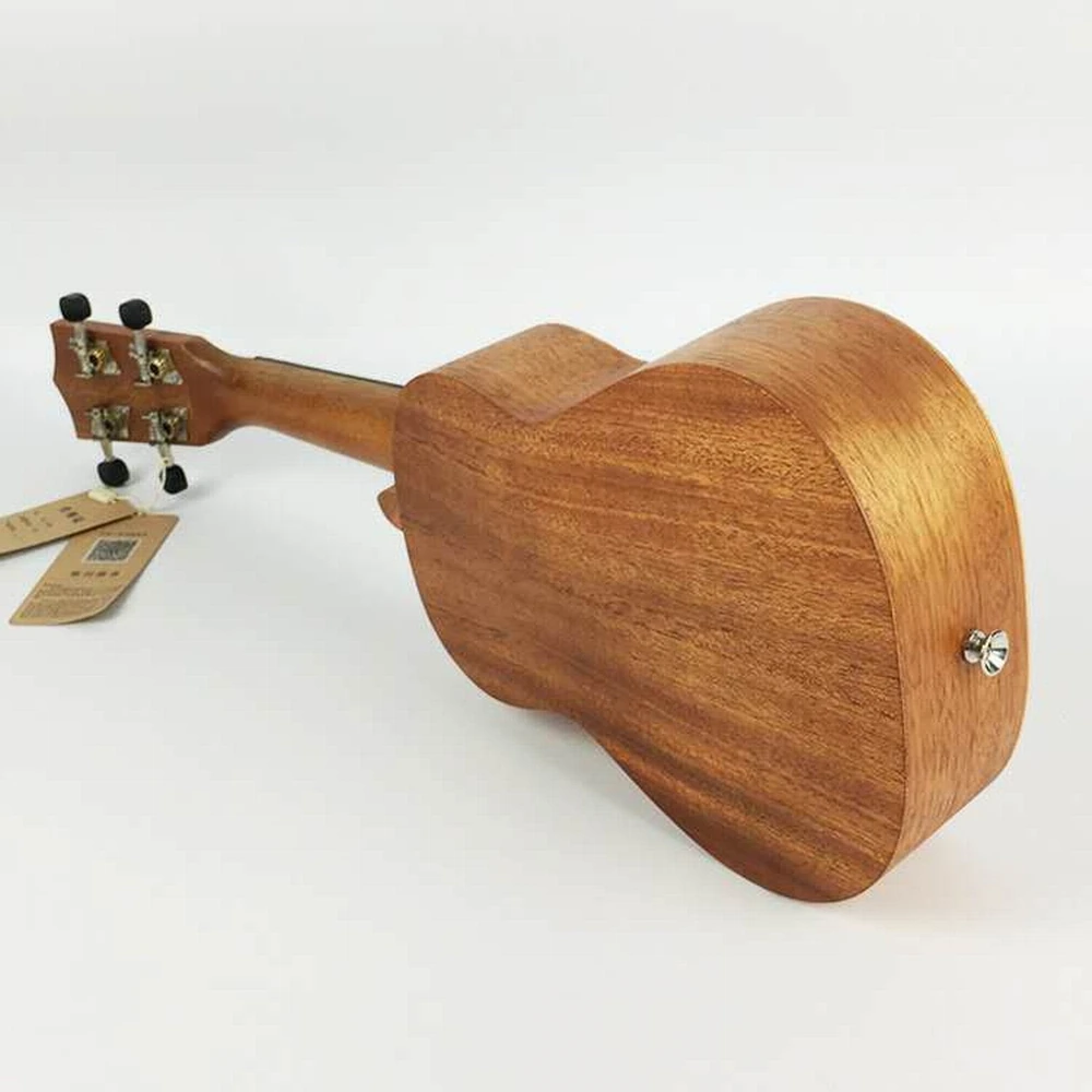 Moda para Concerto de Família Baixo para Instrumentos Musicais de Corda Havaiano de Madeira com 4 Ukelele Cordas Estilo Mogno 21 '' 23'' - Image 3