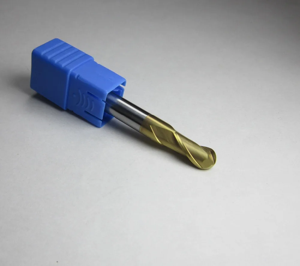 Ø 10mm R5 HRC55 Carbide Ball Nose End Mills CNC machine ballnose milling cutter
