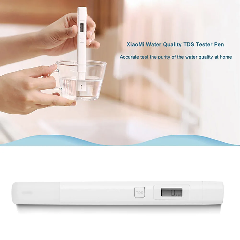 Image Original Xiaomi mi TDS Tester Water Quality Meter Tester Pen Water Measurement Tool FULI