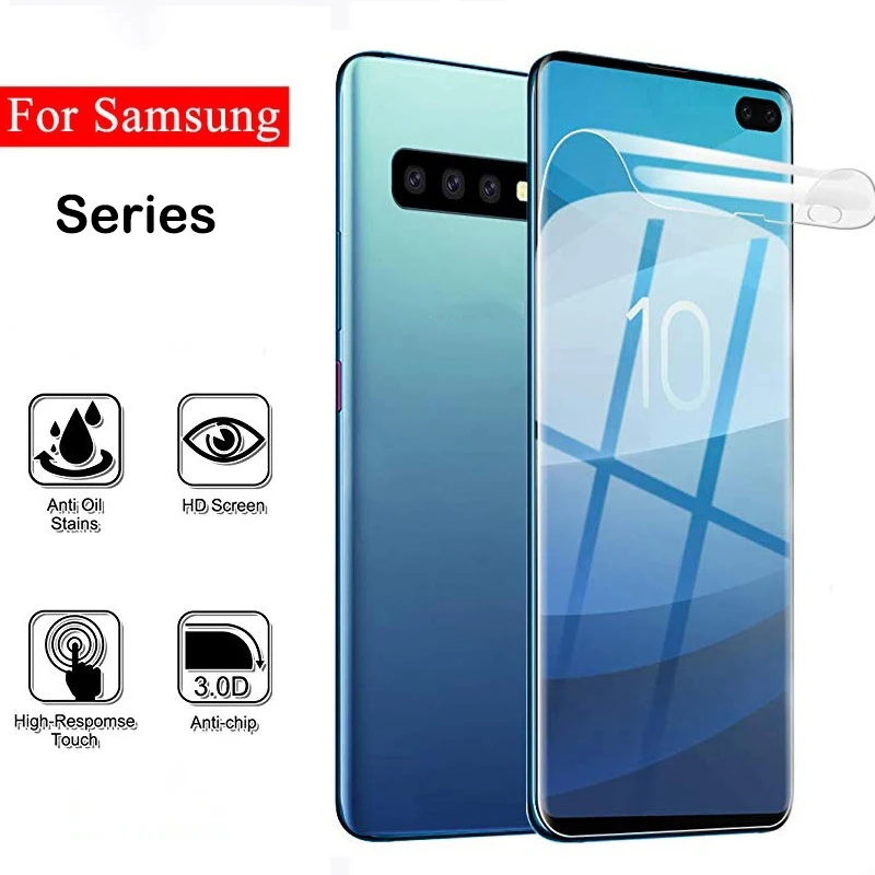 

Hydrogel Film Screenprotector For Samsung Galaxy A50 A70 30 S10 S9 S8 Plus Note 9 8 Screen Protector Protection Schermbeschermer