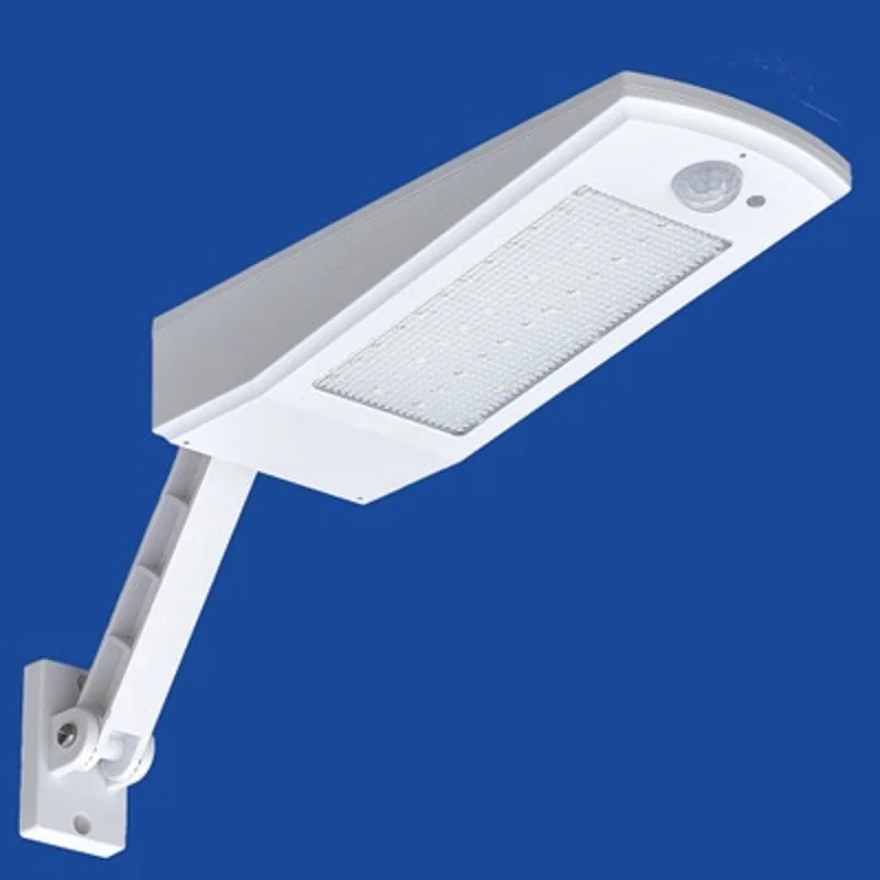

48 LEDs Outdoor Wall Street Lights Arm Adjustable Supper Bright Large Capacity Battery For Park Square Garden Street Road Lamps