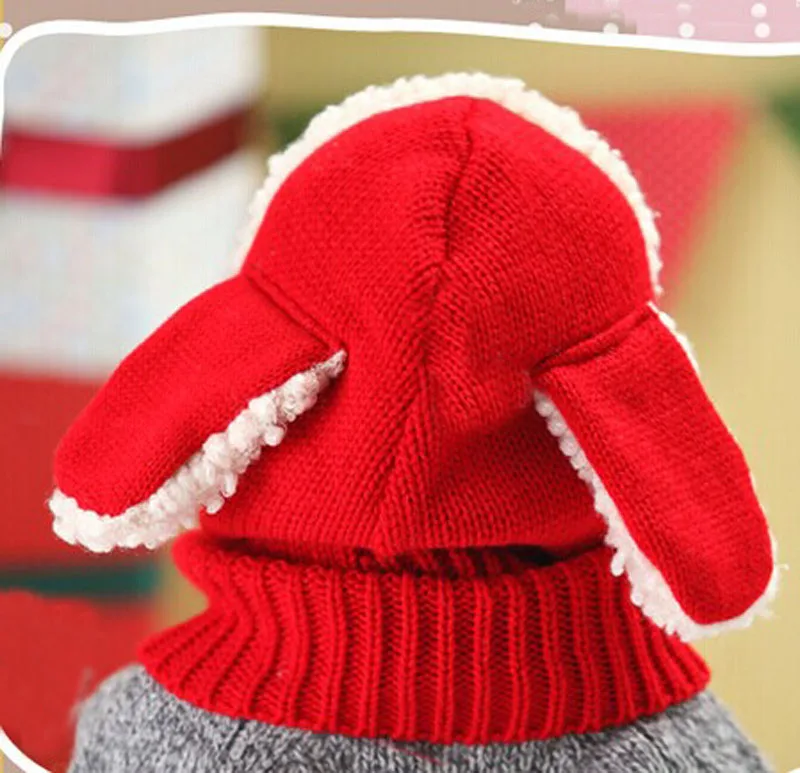 Детская шапка, Теплая Зимняя шерстяная шапка для малышей, вязаная шапочка мех, помпон, шапка для маленьких мальчиков и девочек, От 1 до 3 лет, Прямая поставка 827