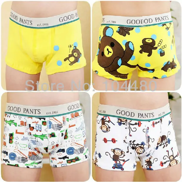 new fashion cotton children panties boys' briefs child underwear lovely