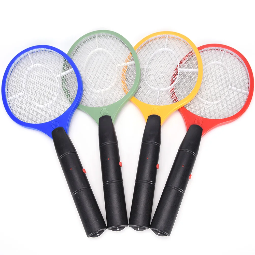 

3 Layers Net Dry Cell Hand Racket Electric Swatter Home Garden Pest Control Insect Bug Bat Wasp Zapper Fly Mosquito Killer