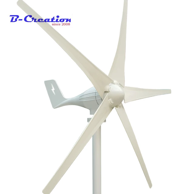 Hot Product  New design 400W wind generator 12v 24v wind turbine with 3 blades or 5 blades for streetlight garde