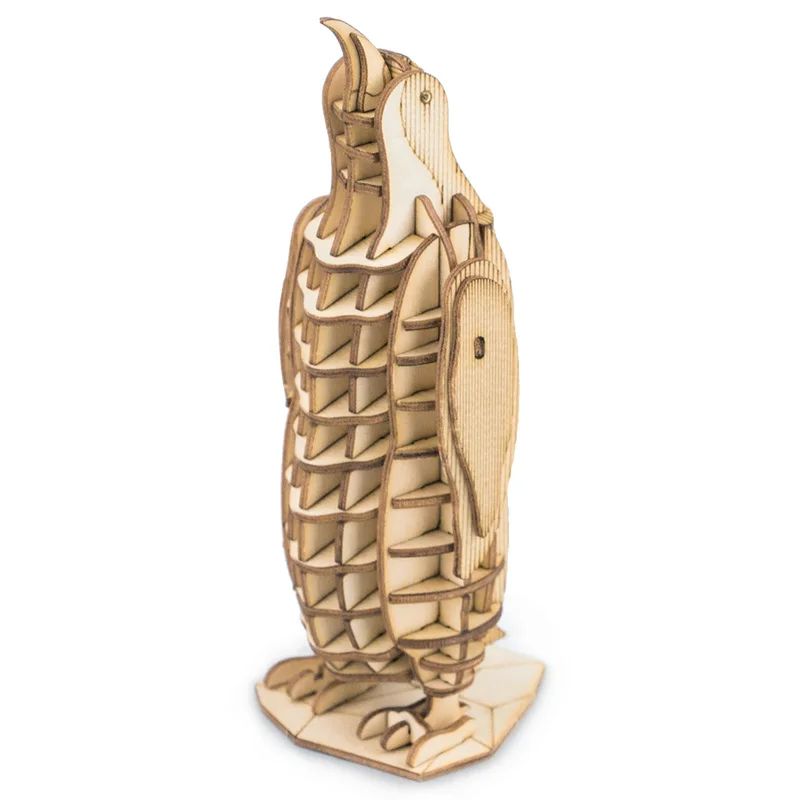 

Robotime 3D Wooden Puzzle DIY Animal Model Jigsaw Toys Assembly Model Wood Craft Kits Desk Home Decor for Children Kids TG272