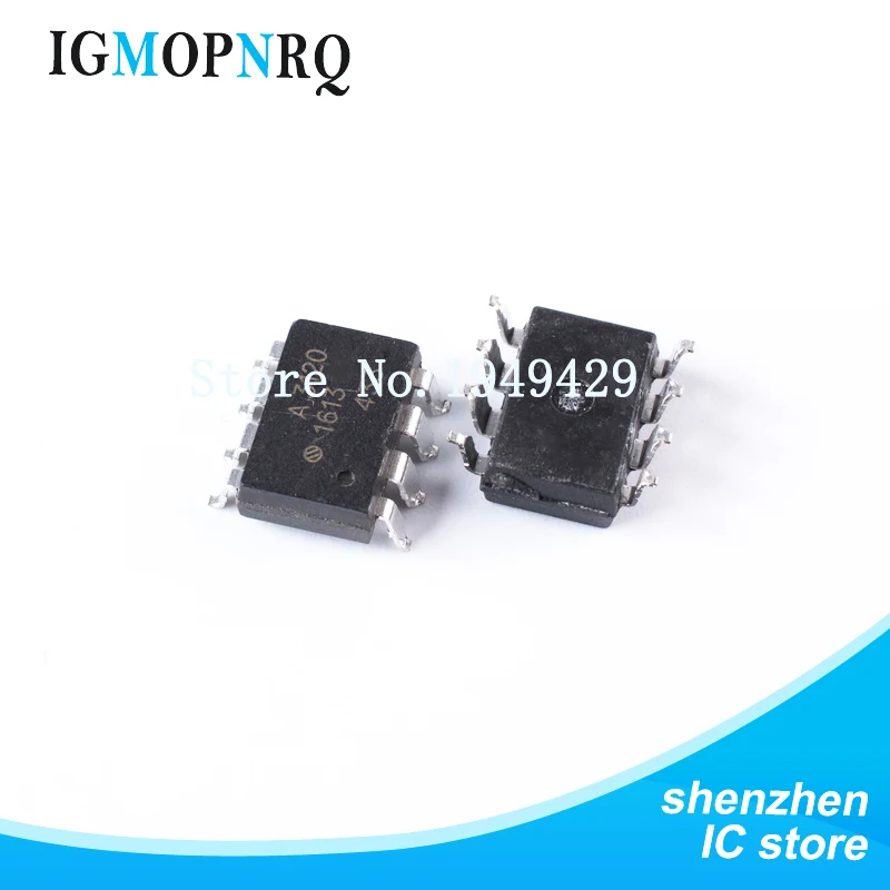 

Free Shipping 10pcs/lot SMD optocoupler A3120 A3120V HCPL3120 HCPL-3120 SOP8 generally wide new original