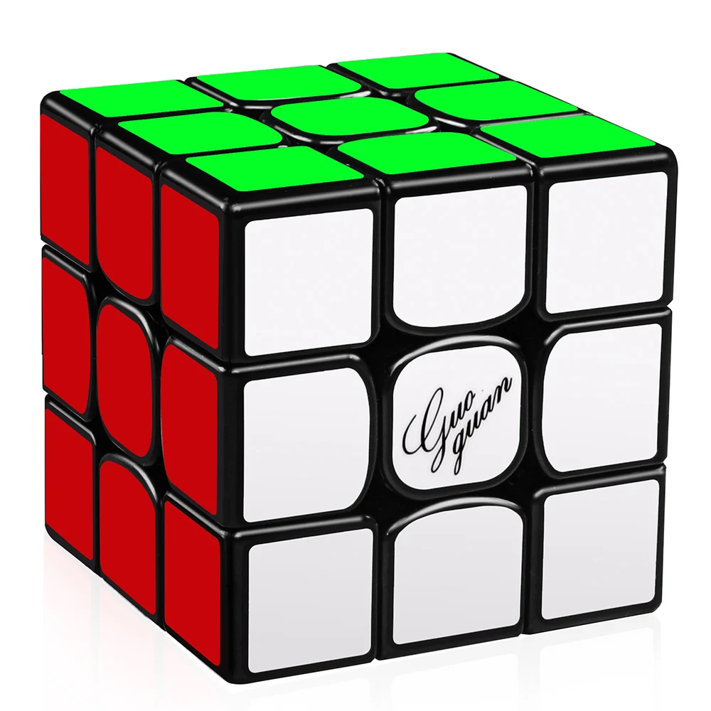 

D-FantiX Moyu Guoguan Yuexiao Pro 3x3 Speed Cube 3x3x3 Magic Cube Puzzle Toy Black/Stickerless