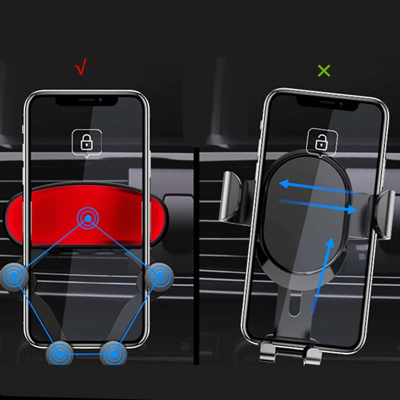 Автомобильный держатель для телефона с поддержкой смартфона Voiture мобильного