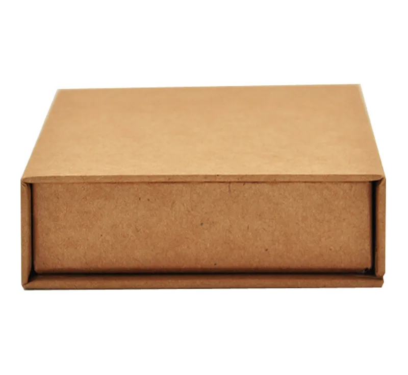 Магнитный прямоугольный Чехол-бумажник,, 12 шт./партия, 14,5*11,3*3,5 см, книжный тип, крафт-бумага, упаковочные коробки