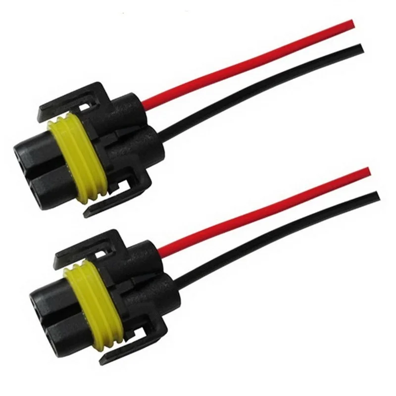 H8 H11 881 LED Lamp socket H8 H11 female sockets male connector Headlight Bulb Male Wire Harness Connector Wiring socket