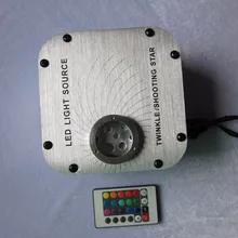 32 Вт/27 Вт мерцающий RGBW светодиодный волоконно-оптический свет двигателя, ИК-пульт дистанционного управления