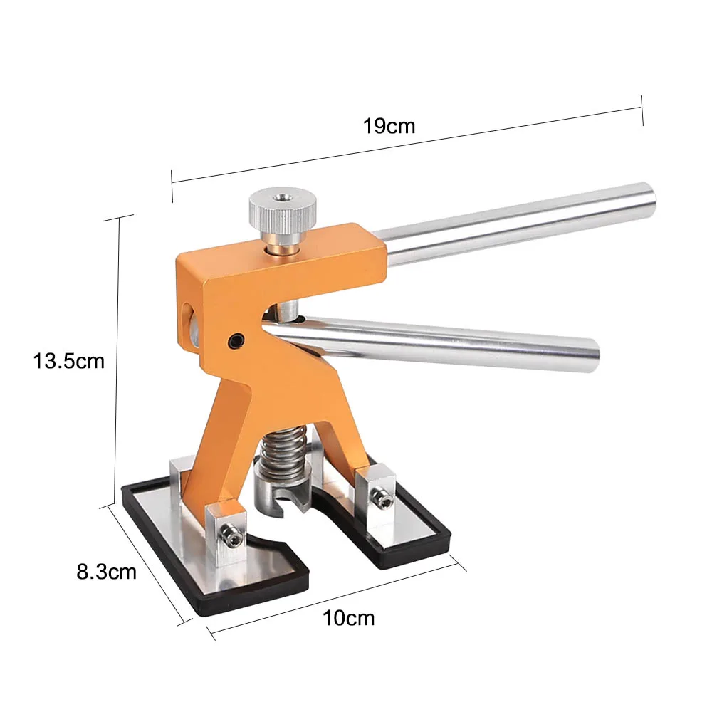 PDR Инструменты для ремонта Золотой вмятин Лифтер для автомобиля вмятин комплект для удаления безболезненных вмятин ремонт авто автомобиль вмятин удаление с пуллером вкладки - Цвет: Цвет: желтый