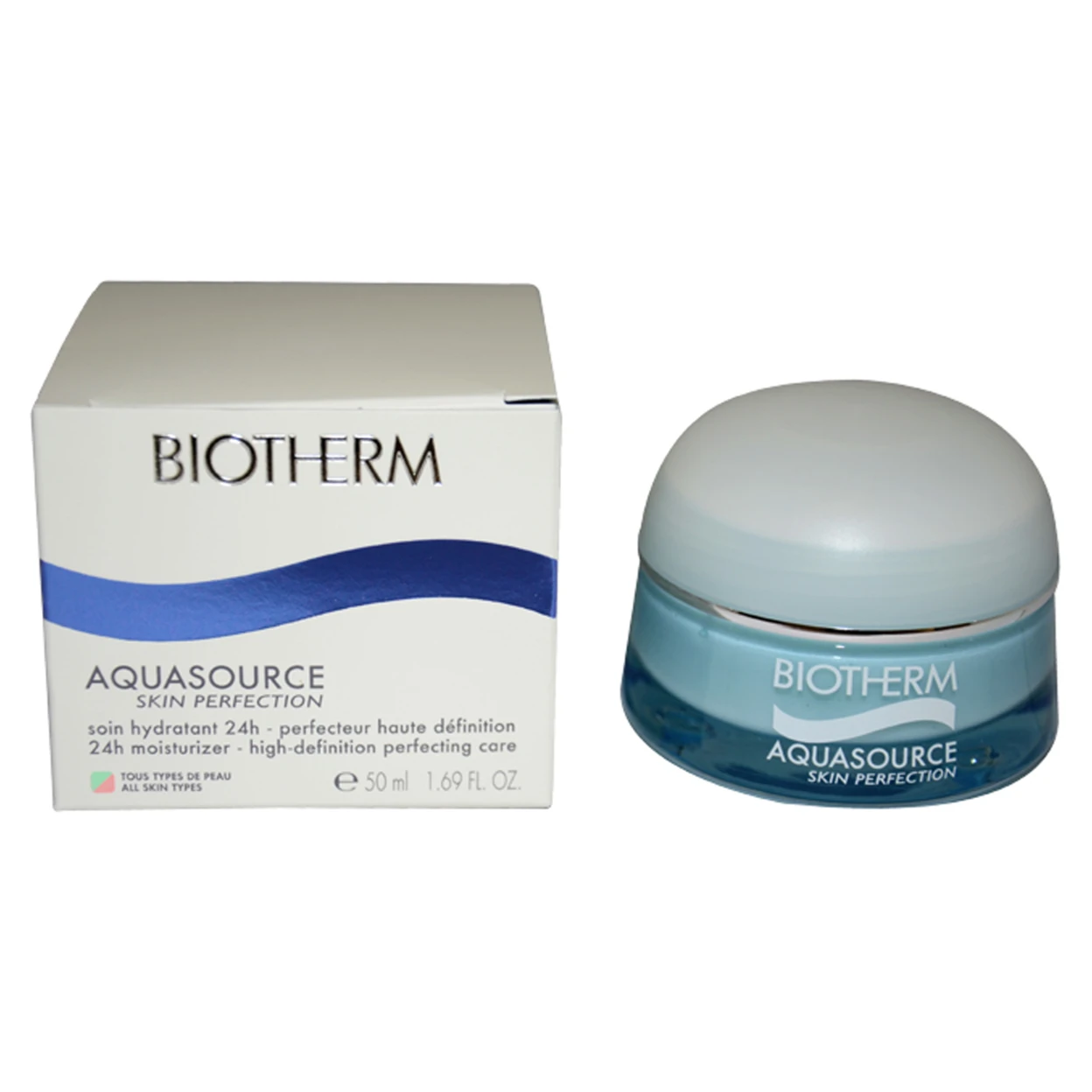 Aquasource Skin Perfection 24h Moisturizer High Definition Perfecting Care by Biotherm for Unisex - 1.69 oz Moisturizer