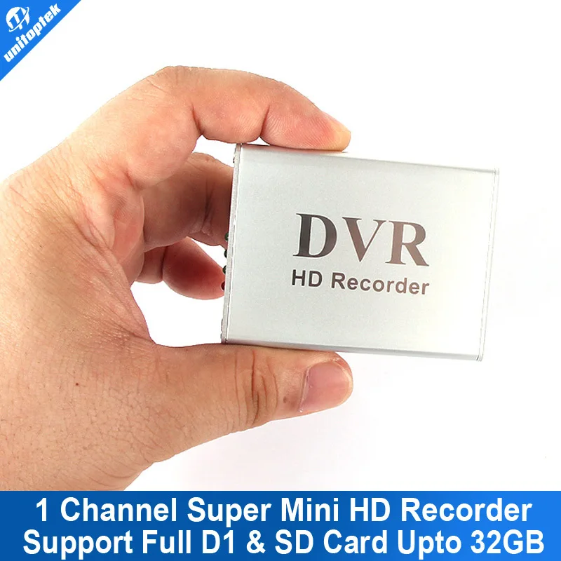  New 1Ch Mini DVR Support SD Card Real-time Xbox HD 1 Channel cctv DVR Video Recorder Board Video Compression Color White 
