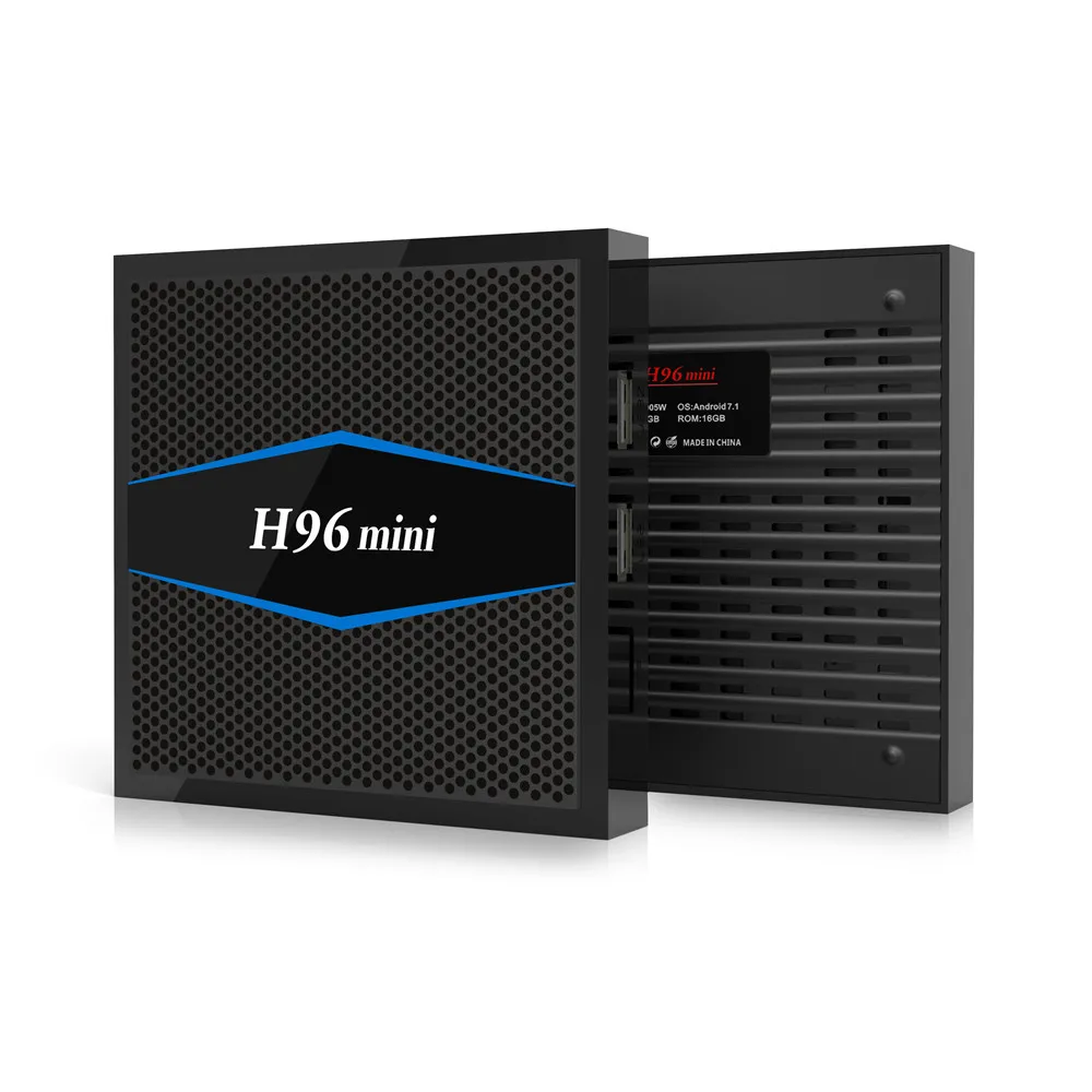 Smart ТВ коробка H96 Мини Android 7 1 2 ГБ и 16 Amlogic S905W 4 ядра Поддержка H.265 UHD К ГГц Wi Fi H96mini HD 1080